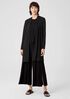 Stretch Silk Jersey High Collar Jacket