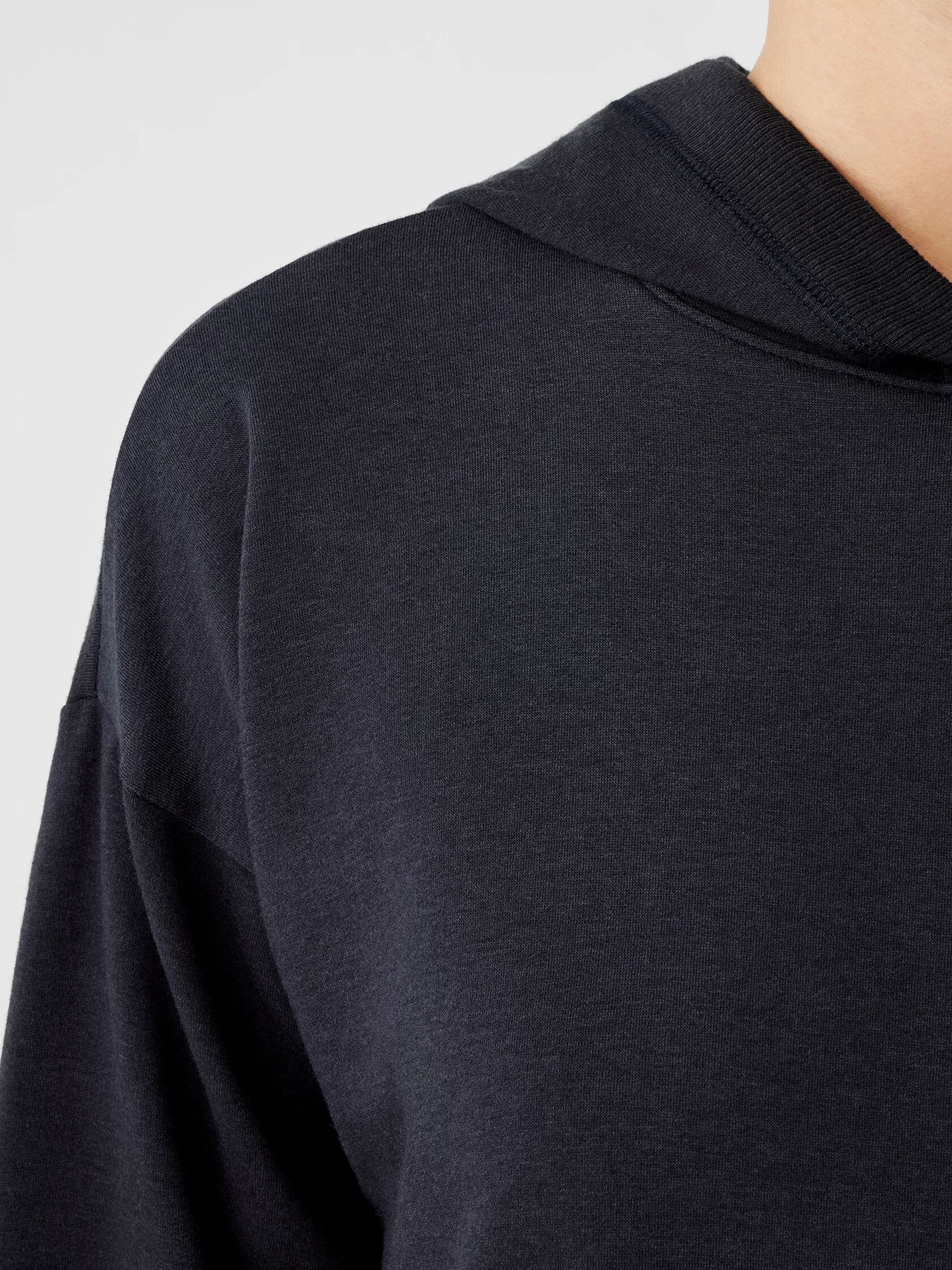 Cozy Brushed Terry Hug Hooded Top