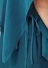 Sheer Silk Georgette Poncho