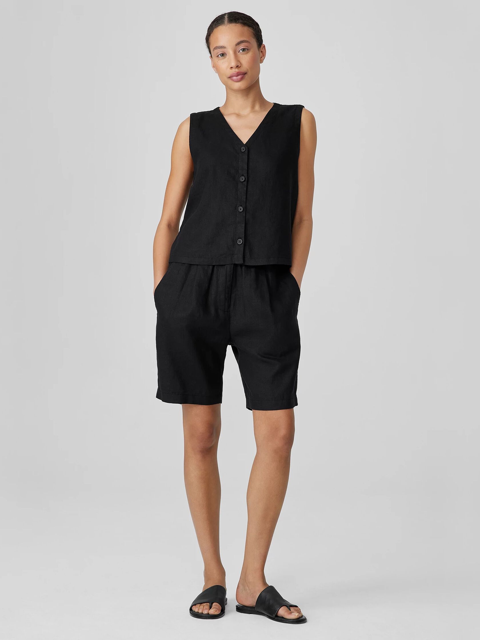 Organic Linen Vest