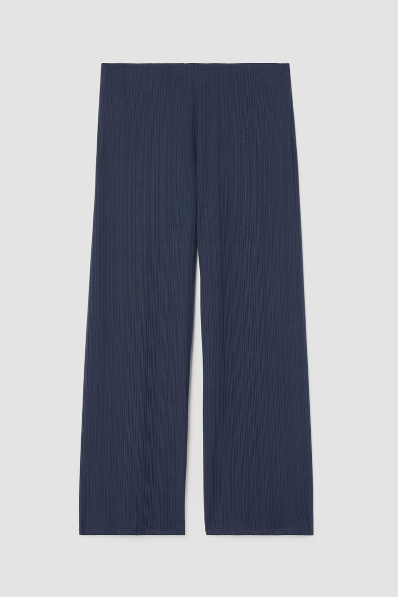 Variegated Rib Knit Wide-Leg Pant Variegated Rib Knit Wide-Leg Pant