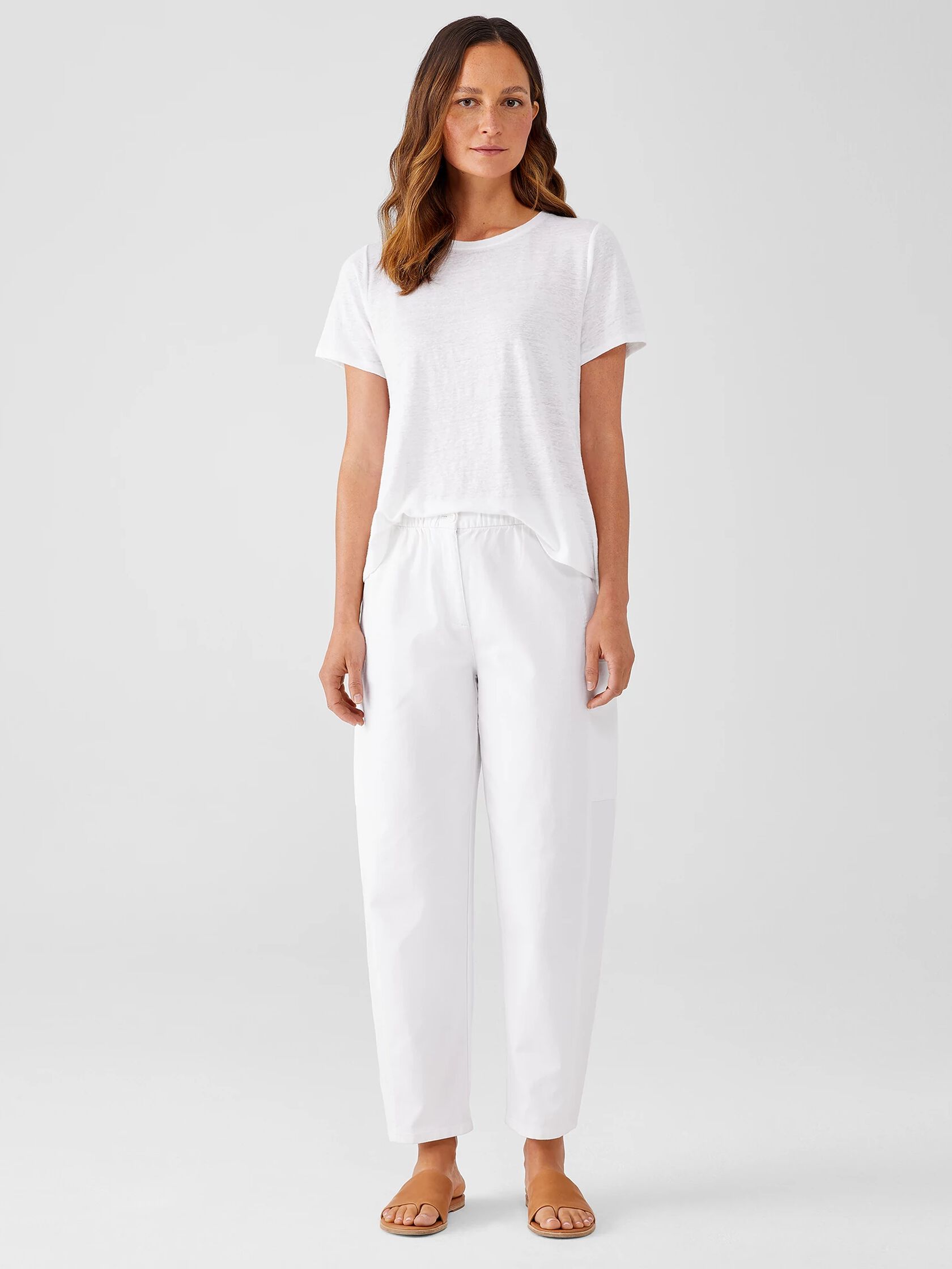 Organic Cotton Hemp Stretch Lantern Pant