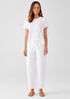 Organic Cotton Hemp Stretch Lantern Pant