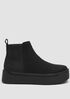 Meng Tumbled Nubuck Platform Sneaker
