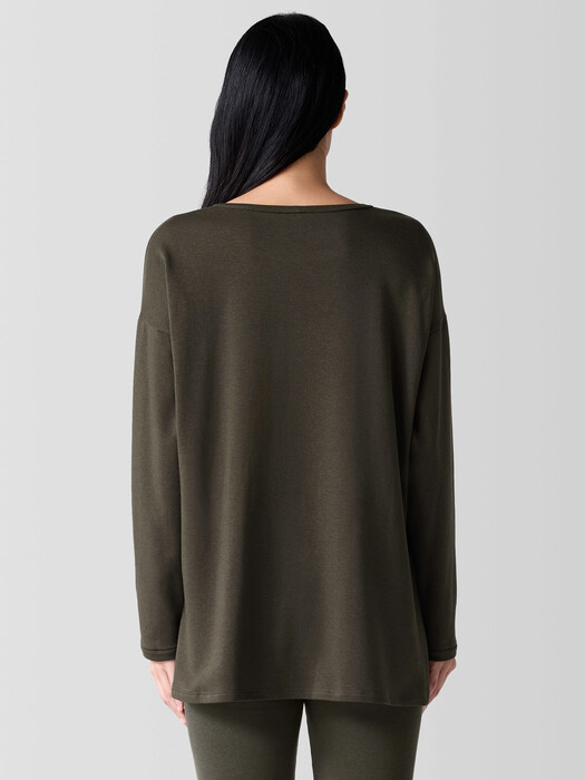 Cozy Brushed Terry Hug Long Box-Top