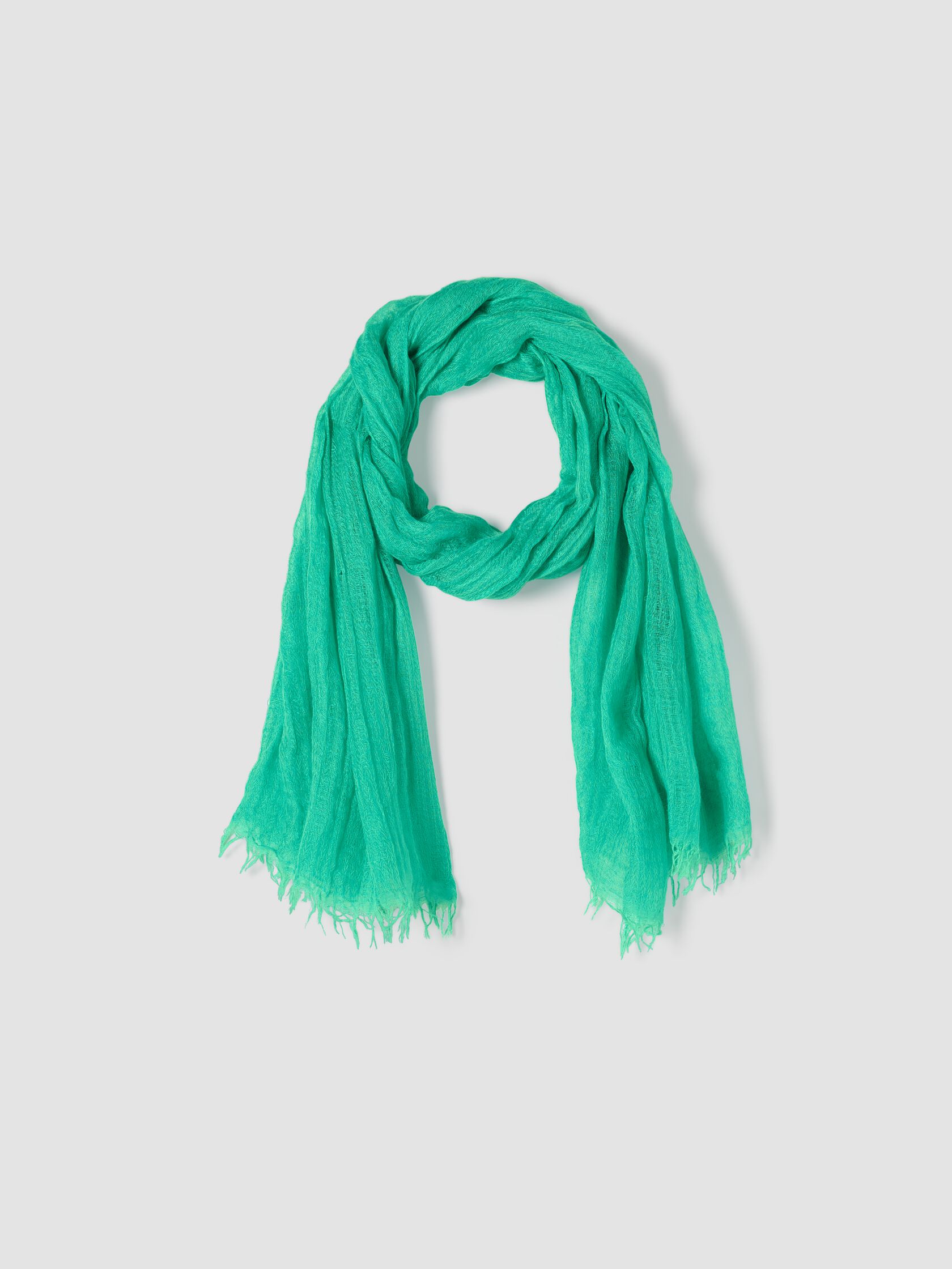 Textured Linen Blend Scarf