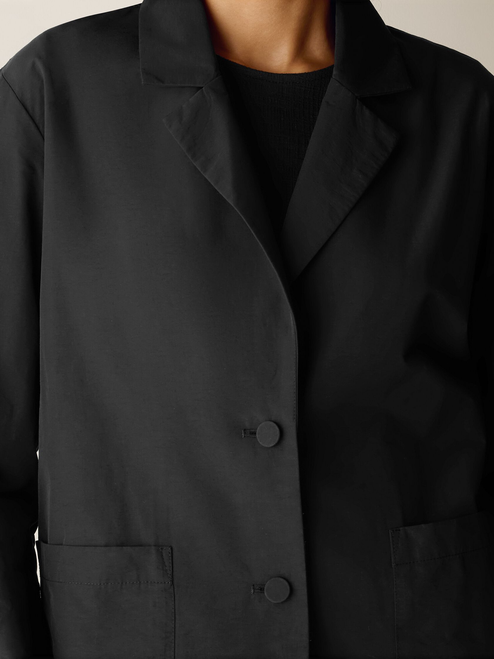 Light Cotton Nylon Blazer