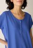 Organic Cotton Interlock Henley Sleep Dress