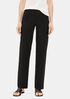 System Washable Stretch Crepe Straight Pant