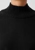 Merino Jersey Turtleneck Top in Regenerative Wool