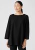 Lightweight Washable Stretch Crepe Top