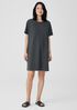 Pima Cotton Stretch Jersey T-Shirt Dress