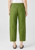 Washed Organic Linen Delave Lantern Pant