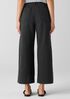 Garment-Dyed Utility Cotton Wide-Leg Pant