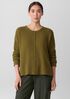 Cotton Fluff Crew Neck Top