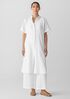 Organic Cotton Voile Box Band Collar Shirt