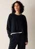 Garment-Dyed Organic Cotton Terry Cropped Box-Top