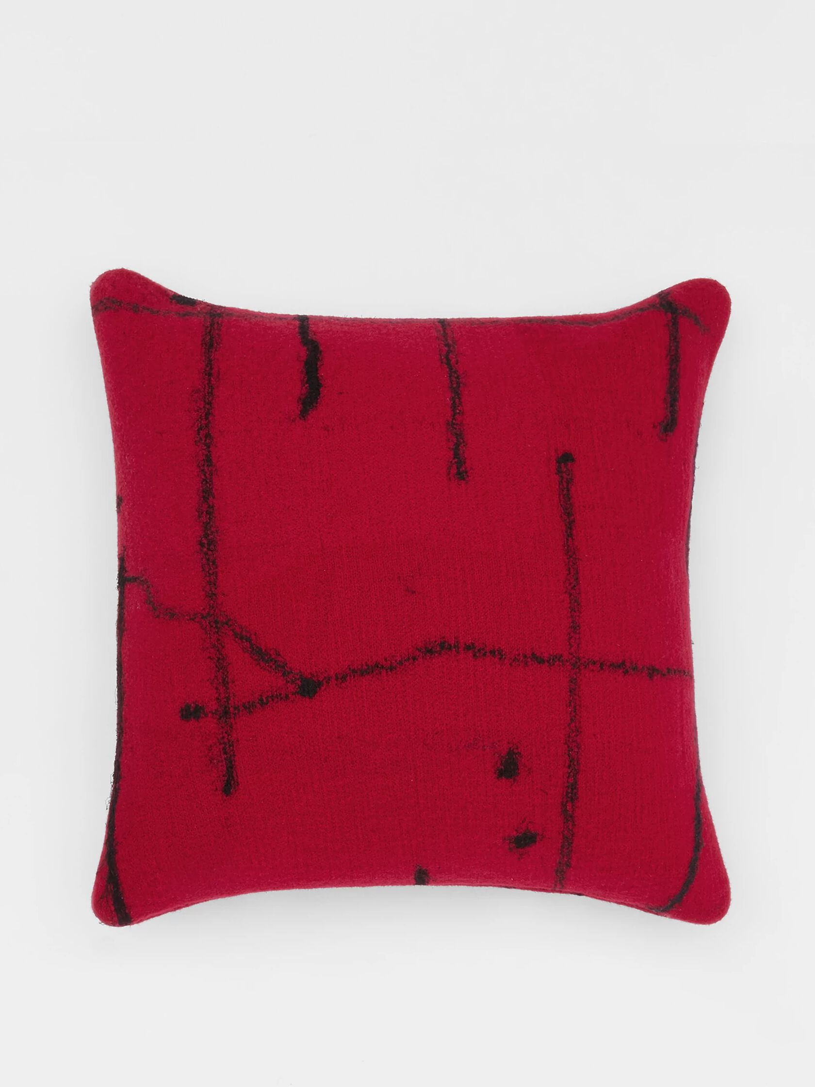 Waste No More Felted Artisanal Pillow, 11" by 11"