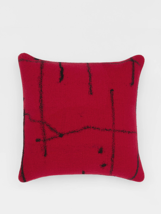 Waste No More Felted Artisanal Pillow, 11" by 11"