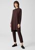 Viscose Jersey Crew Neck Dress