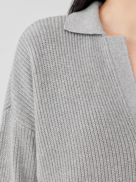 Cotton and Recycled Cashmere Top