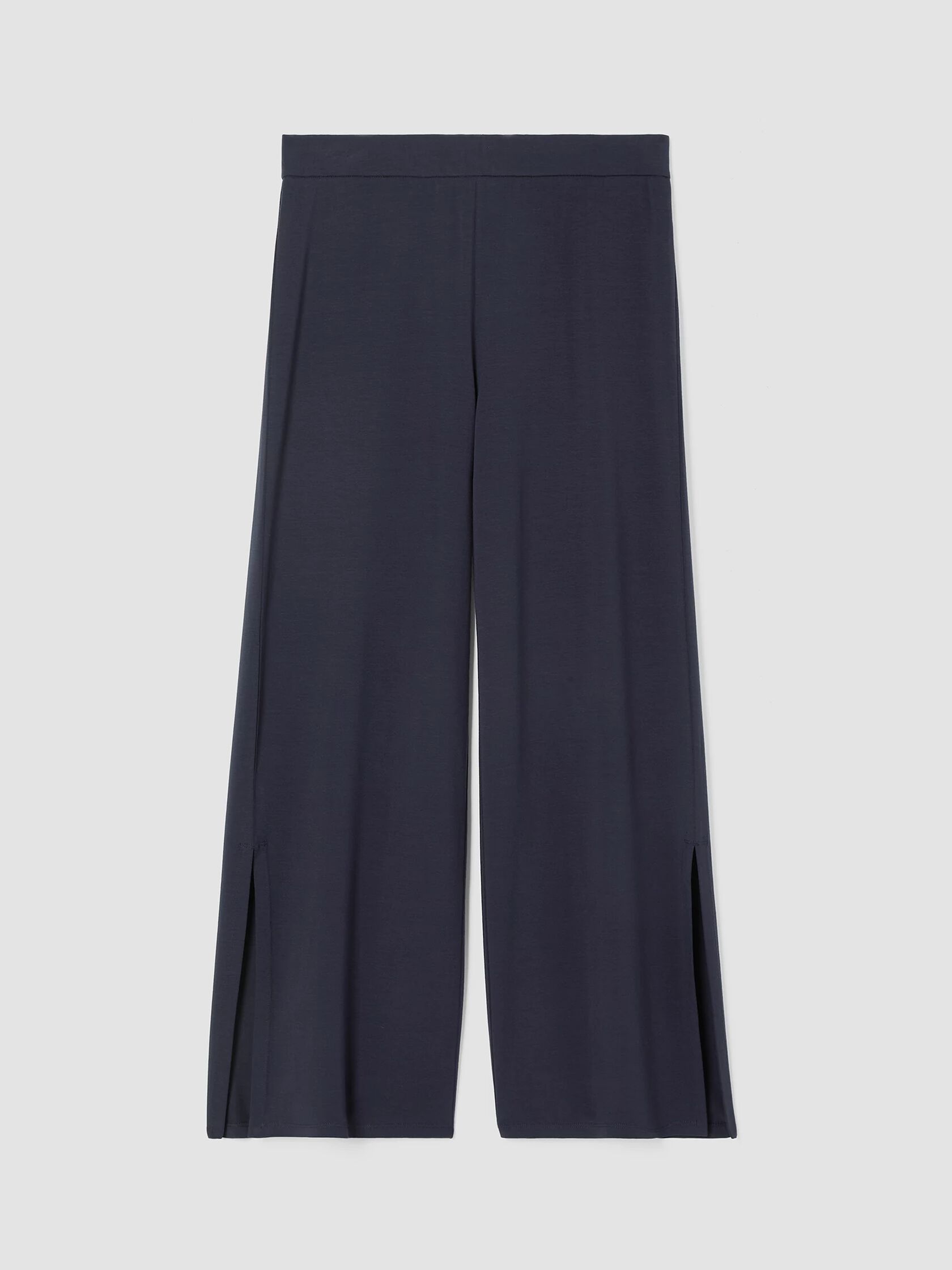 Stretch Jersey Knit Pant with Slits