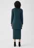 Merino High Collar Cardigan in Regenerative Wool