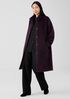 Sheared Suri Alpaca Stand Collar Coat