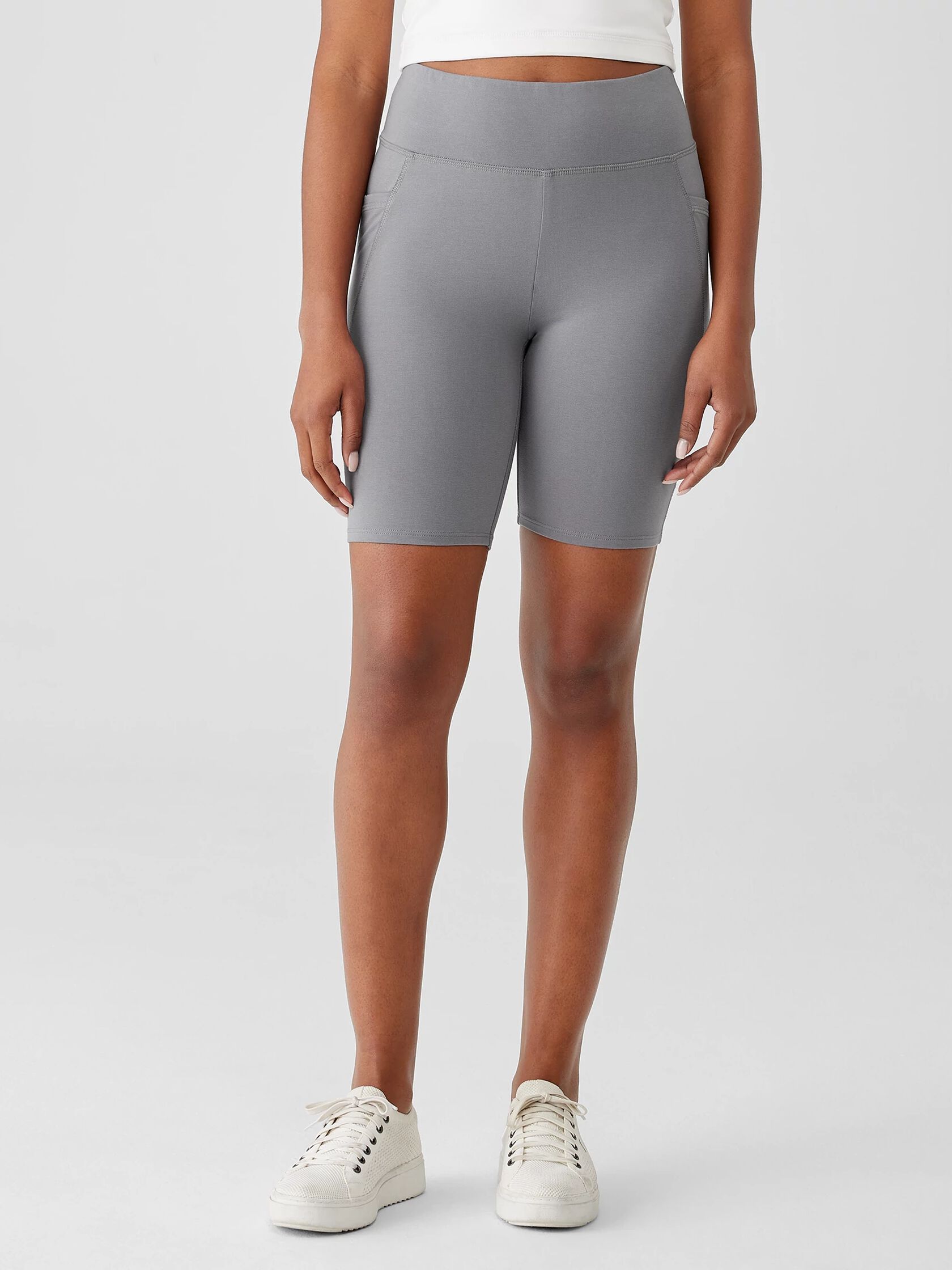 stretch jersey shorts