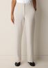 Felted Wool Jersey Full-Length Straight Trouser&nbsp;in Regenerative Wool