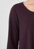 Organic Cotton Interlock Long Sleep Top