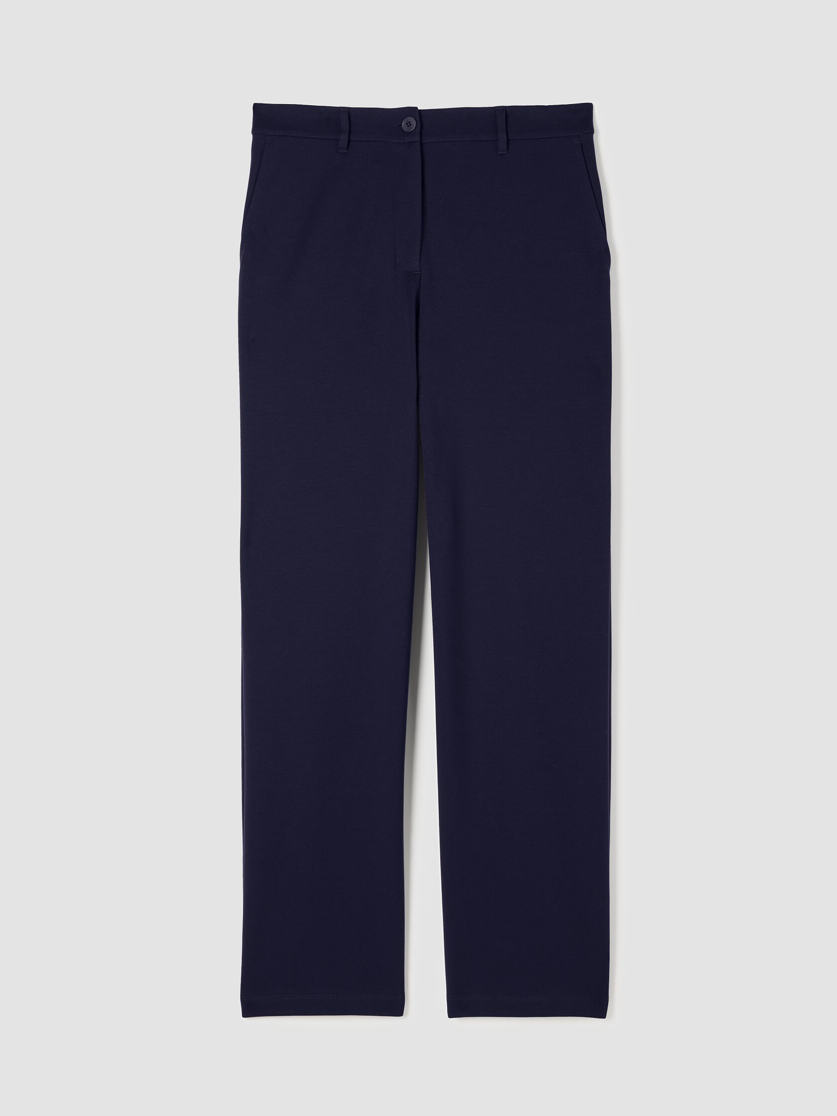 Washable Flex Ponte Wide Trouser Pant