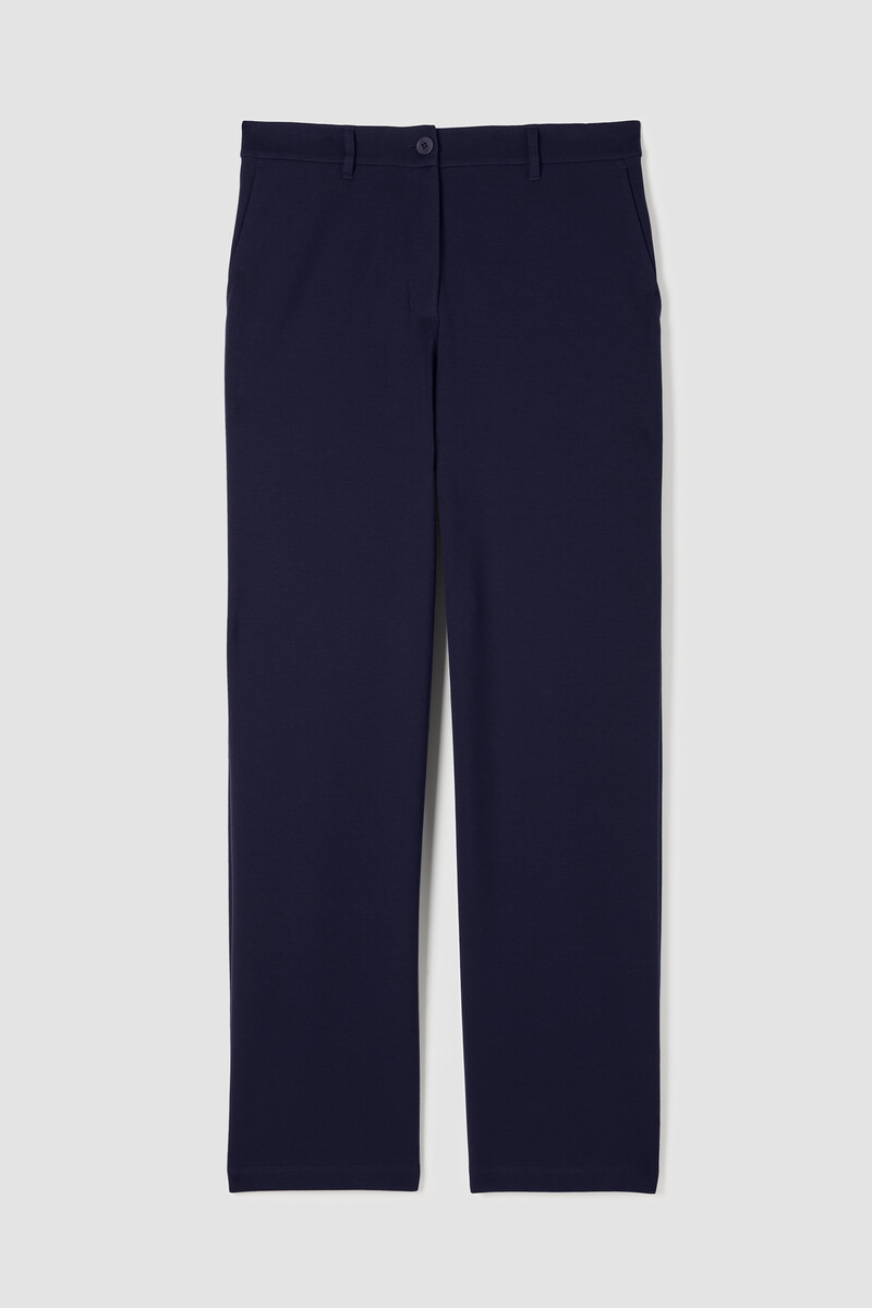 Washable Flex Ponte Wide Trouser Pant Washable Flex Ponte Wide Trouser Pant