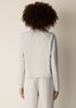 Cozy Brushed Terry Hug Split Neck Top