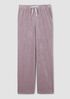Cozy Velour Knit Wide-Leg Pant
