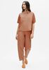 Washed Organic Linen Delave Box-Top