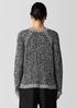Peruvian Organic Cotton Boucle Crew Neck Top