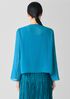 Sheer Silk Georgette Tie Jacket