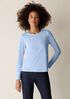 Organic Pima Cotton Jersey Long-Sleeve Tee