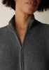 Cotton & Recycled Cashmere Half-Zip Top