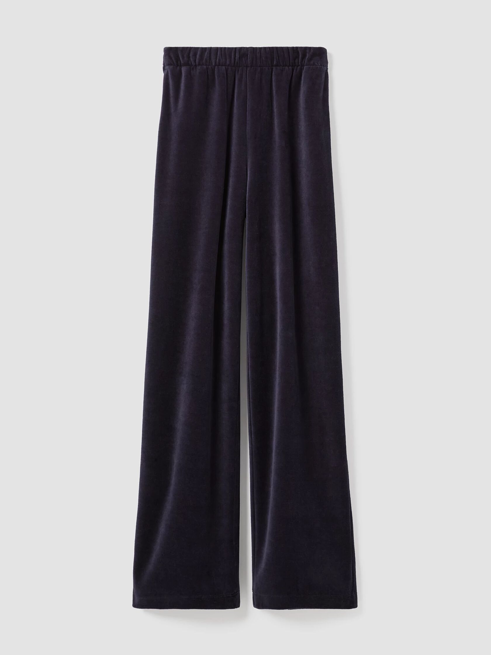 Cotton Velour Straight Pant