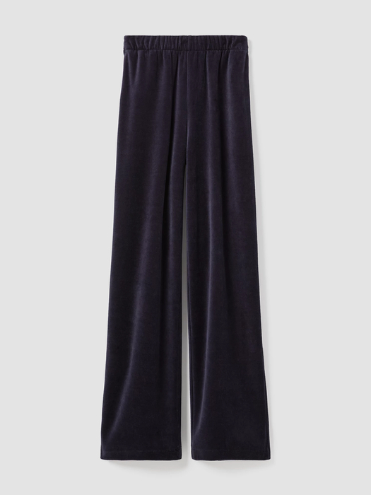 Cotton Velour Straight Pant