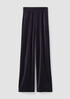Cotton Velour Straight Pant
