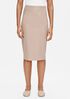 Washable Stretch Crepe Pencil Skirt