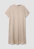 Lightweight Satin Shimmer Tee Dress