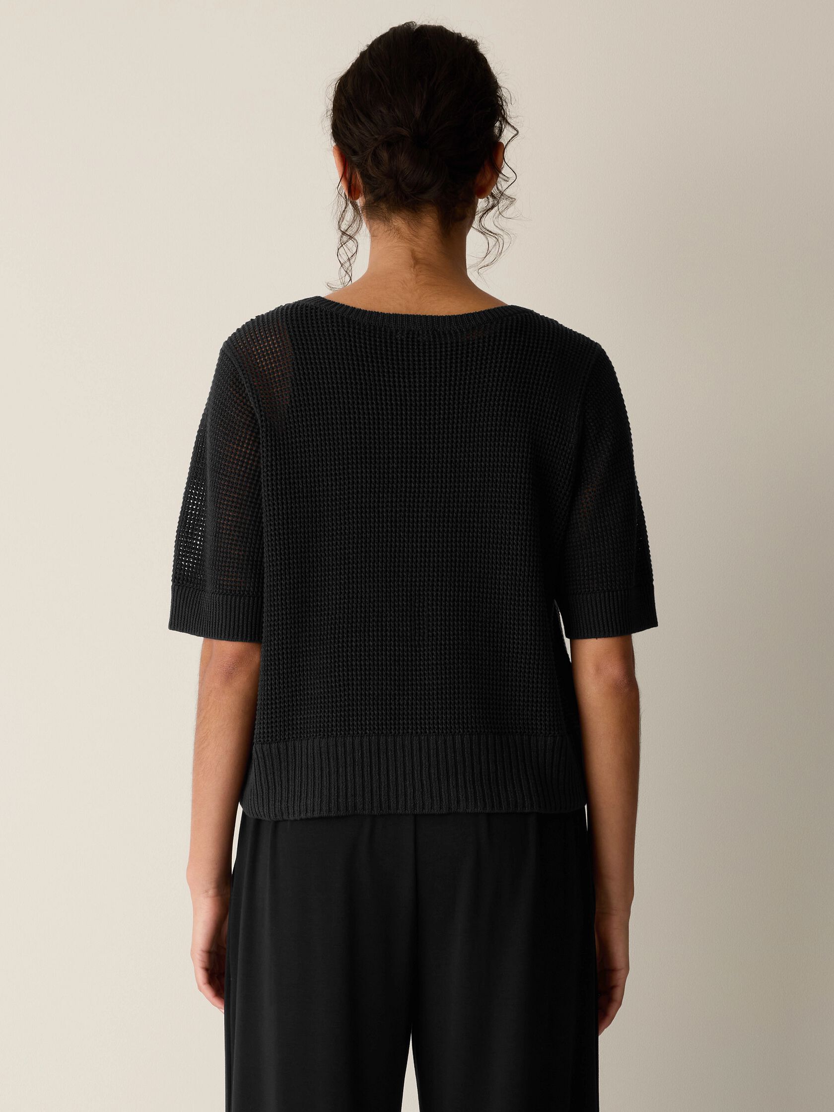 Organic Linen Cotton Round Neck Top