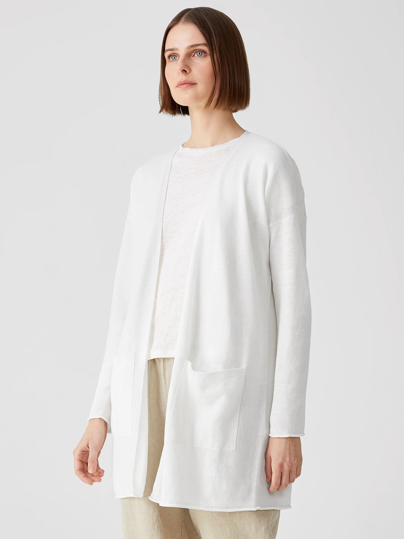 Organic Linen Cotton Cardigan