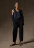 Washable Stretch Crepe Arch Pant