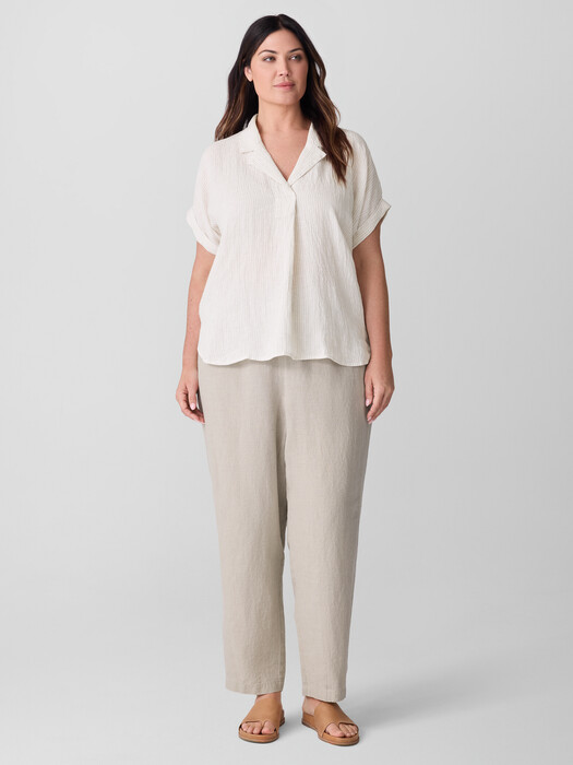 Organic Linen Tapered Pant