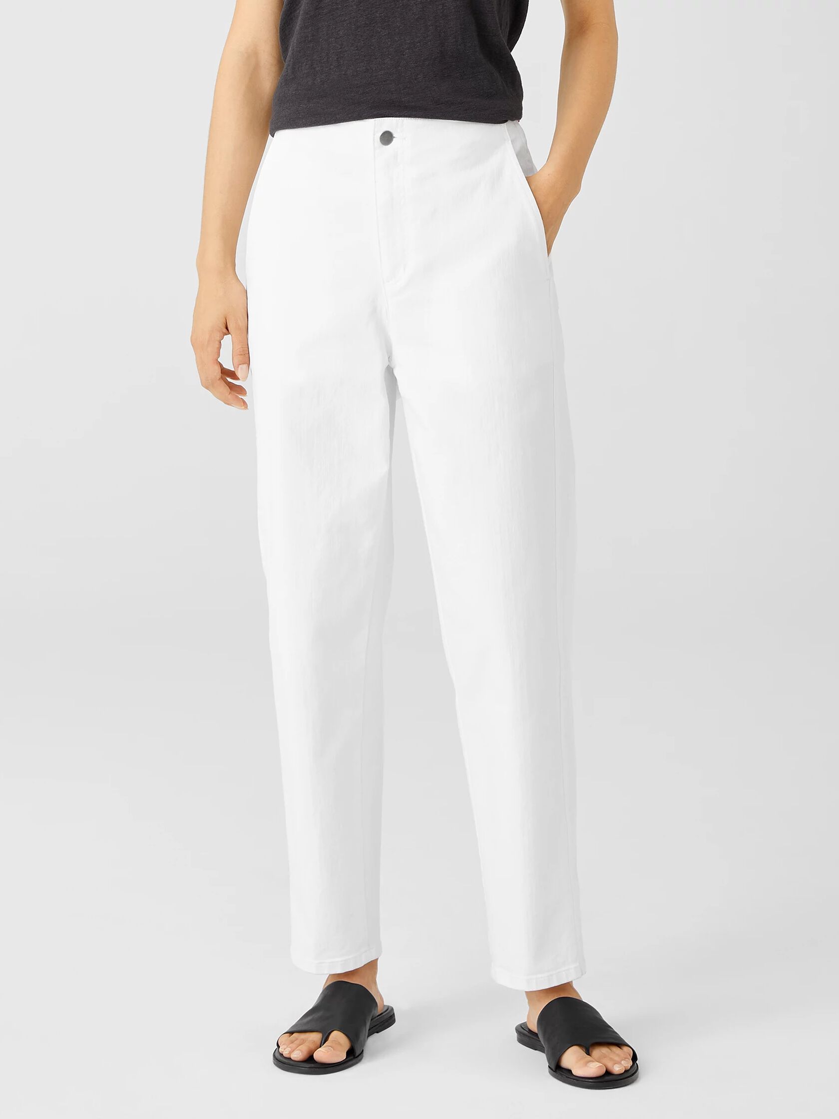 Womens Pants Blue White Design Denim Classic Fit Basic Editions 6 8 10 14  16 NWT